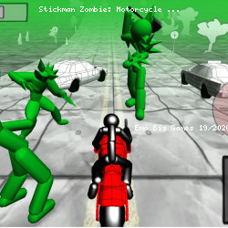 Stickman Zombie: Motorcycle 
