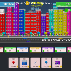 Colorful City of Cards